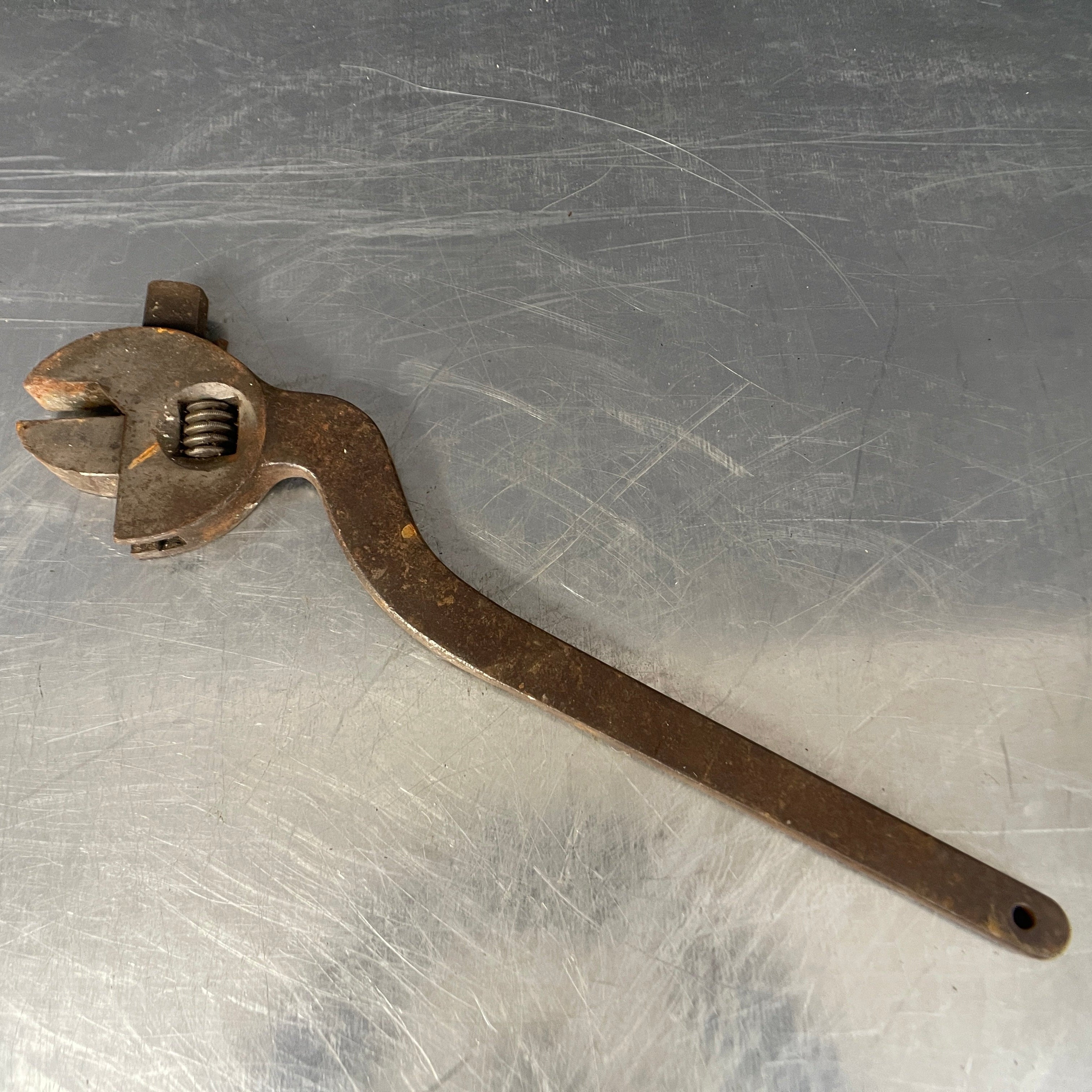Industrial powerhouse props prop rental hire vintage movie film set dec Spanner large swan neck