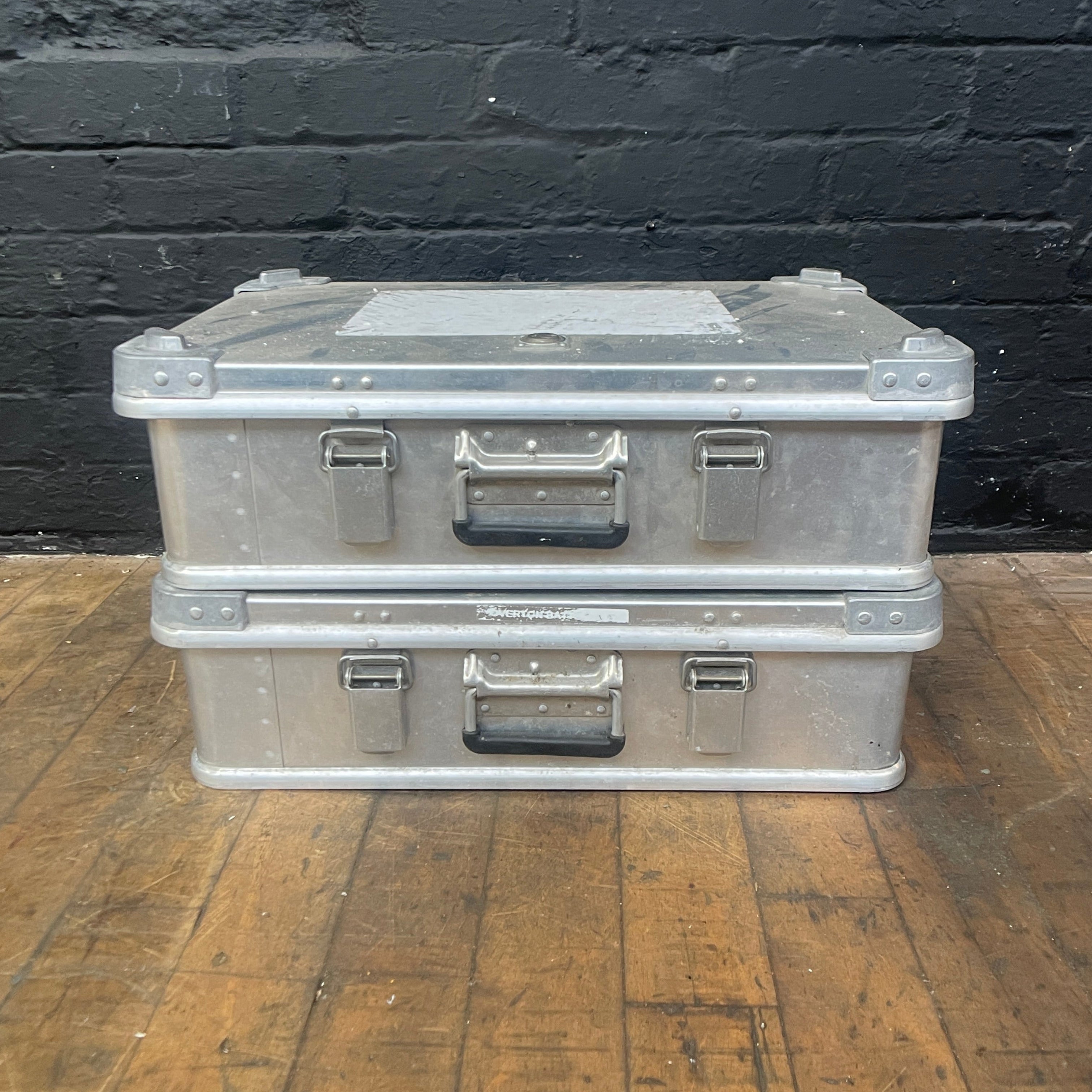 Industrial powerhouse props prop rental hire vintage movie film set dec aluminium carry case box