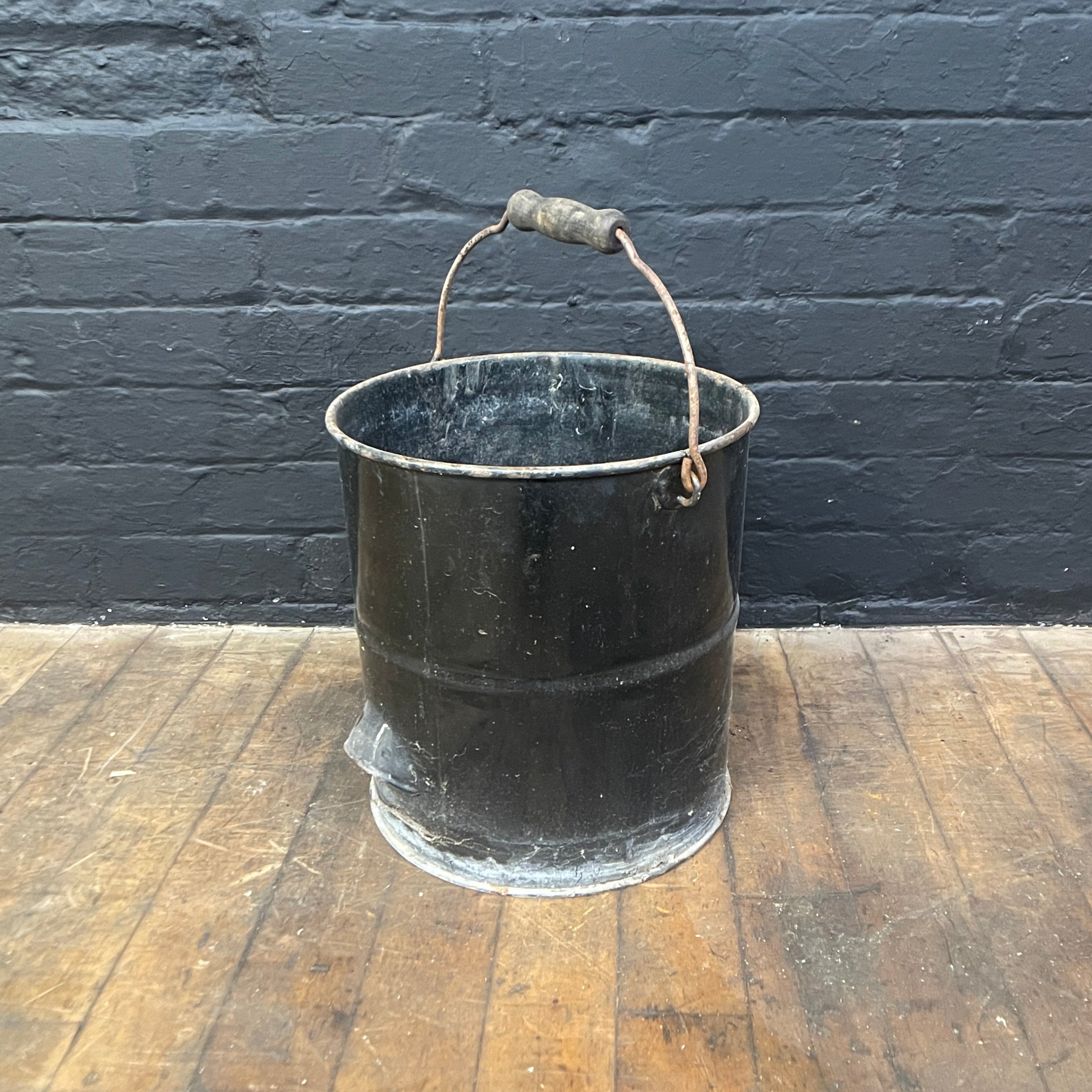 Industrial powerhouse props prop rental hire vintage movie film set dec black bucket drum