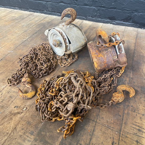 Block & tackle hoist Qty 2