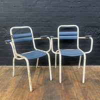 Industrial powerhouse props prop rental hire vintage movie film set dec chair chairs seat blue