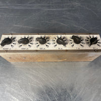 Industrial powerhouse props prop rental hire vintage movie film set dec control button multi panel electrical 6 dials