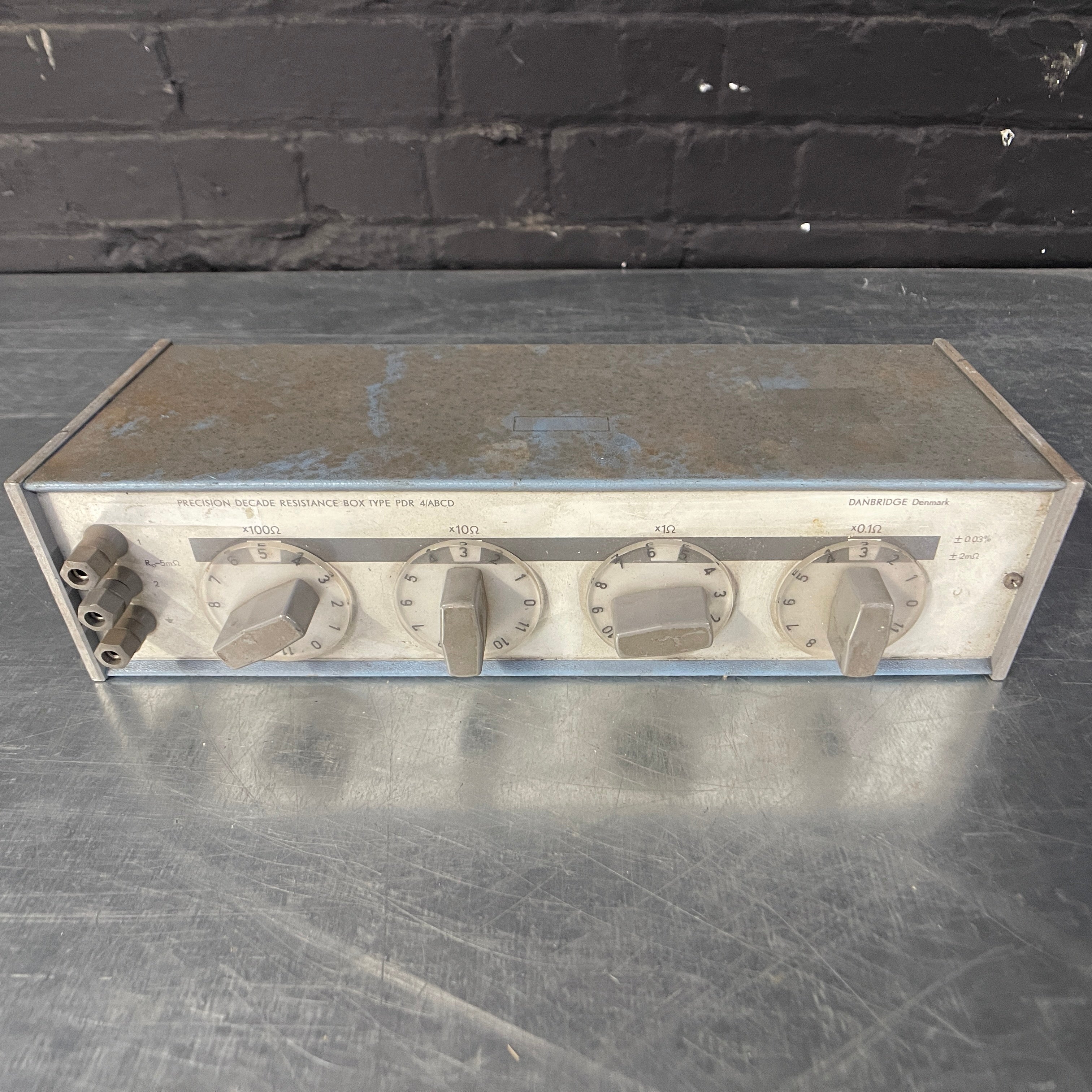 Industrial powerhouse props prop rental hire vintage movie film set dec control button multi panel electrical dials blue