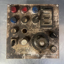 Industrial powerhouse props prop rental hire vintage movie film set dec control button multi panel electrical square