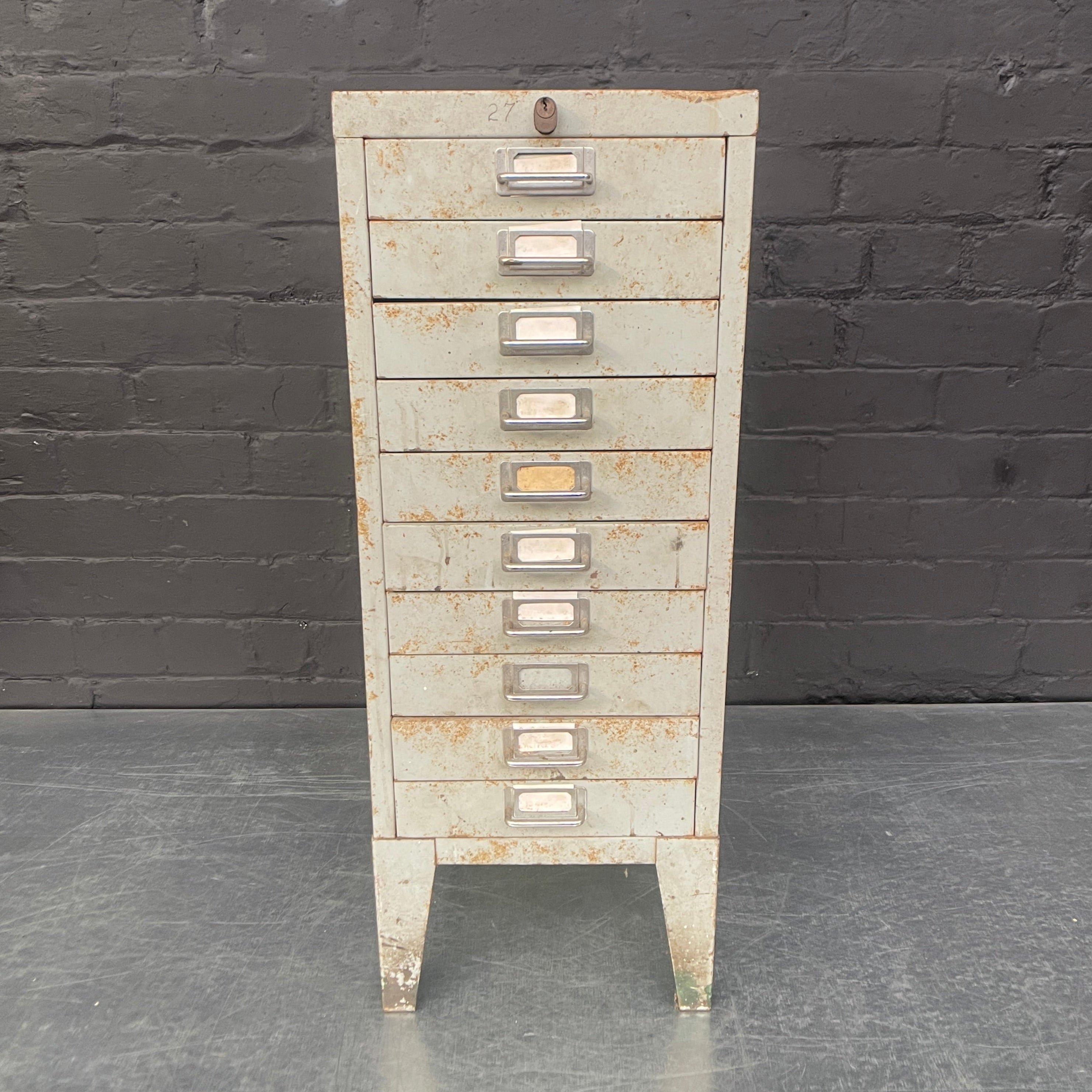 Industrial powerhouse props prop rental hire vintage movie film set dec drawers steel engineers