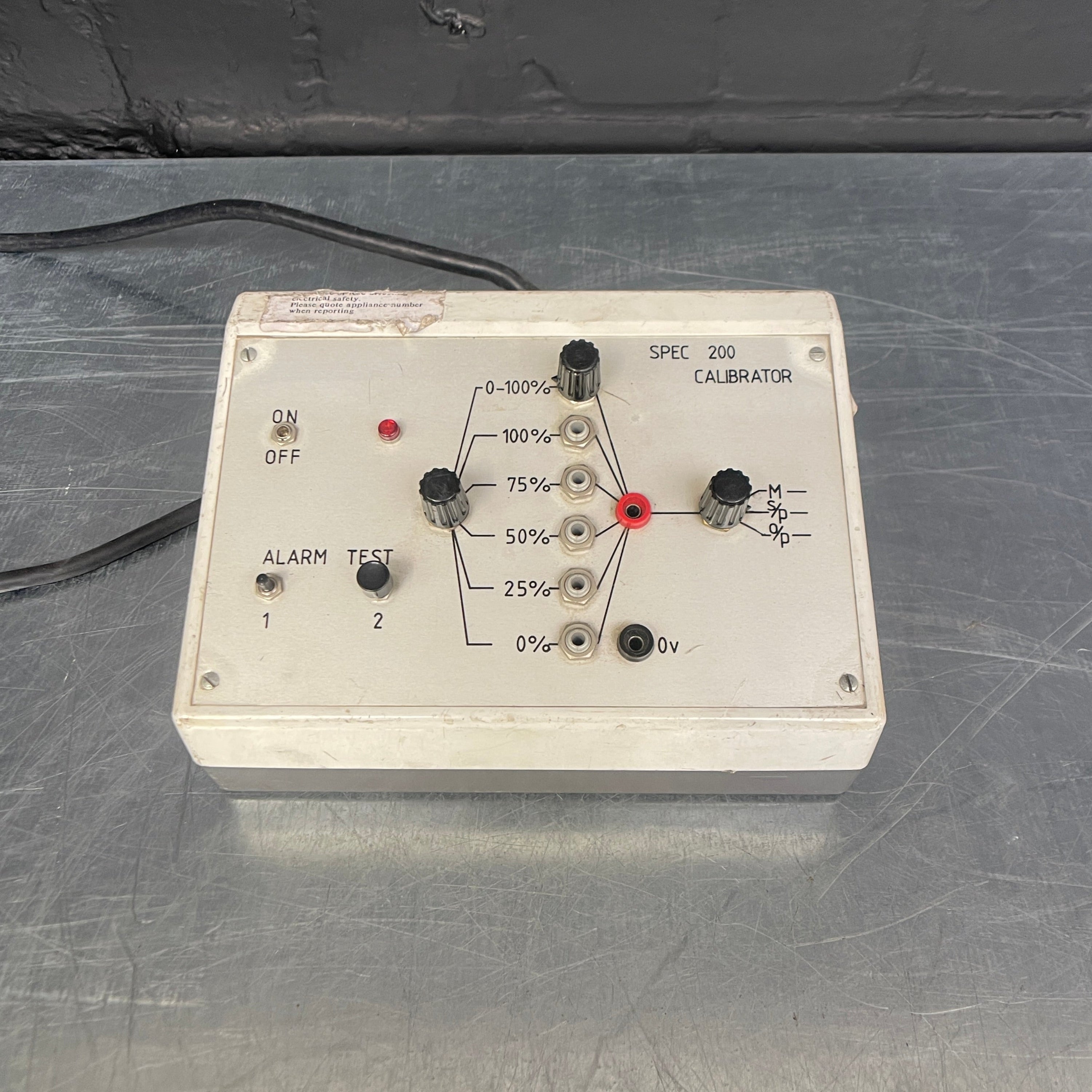 Industrial powerhouse props prop rental hire vintage movie film set dec electrical calibrator