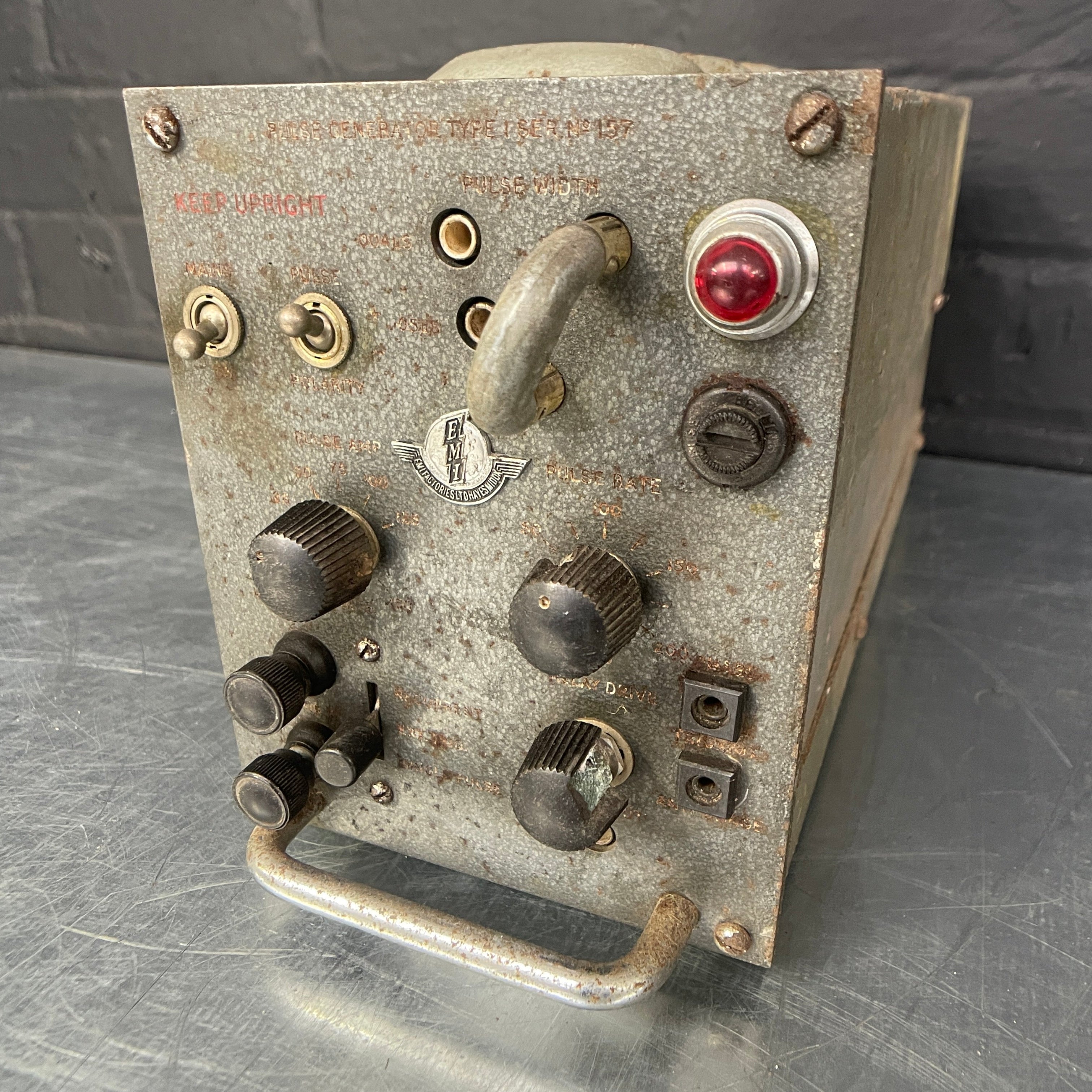 Industrial powerhouse props prop rental hire vintage movie film set dec electrical pulse generator 2