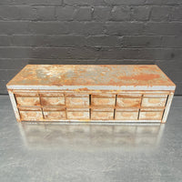 Industrial powerhouse props prop rental hire vintage movie film set dec engineers workshop drawers 1