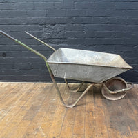 Industrial powerhouse props prop rental hire vintage movie film set dec galvanised wheel barrow