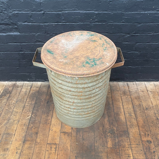 Ribbed grey bin Qty 1