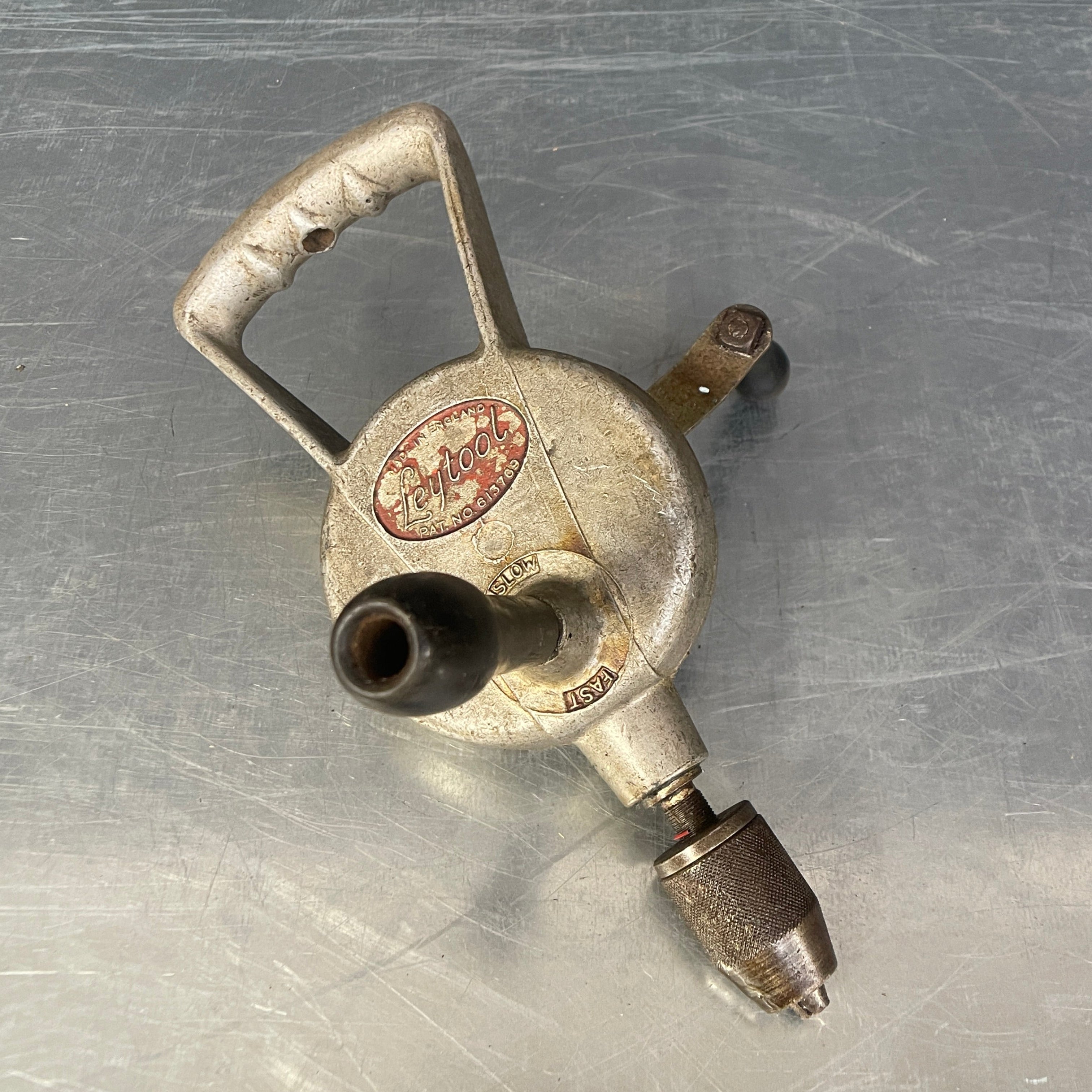 Industrial powerhouse props prop rental hire vintage movie film set dec leytool hand drill driver