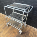 Industrial powerhouse props prop rental hire vintage movie film set dec light lighting galvanised trolley cart wheels