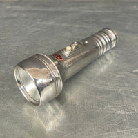 Industrial powerhouse props prop rental hire vintage movie film set dec pifco chrome torch light lighting