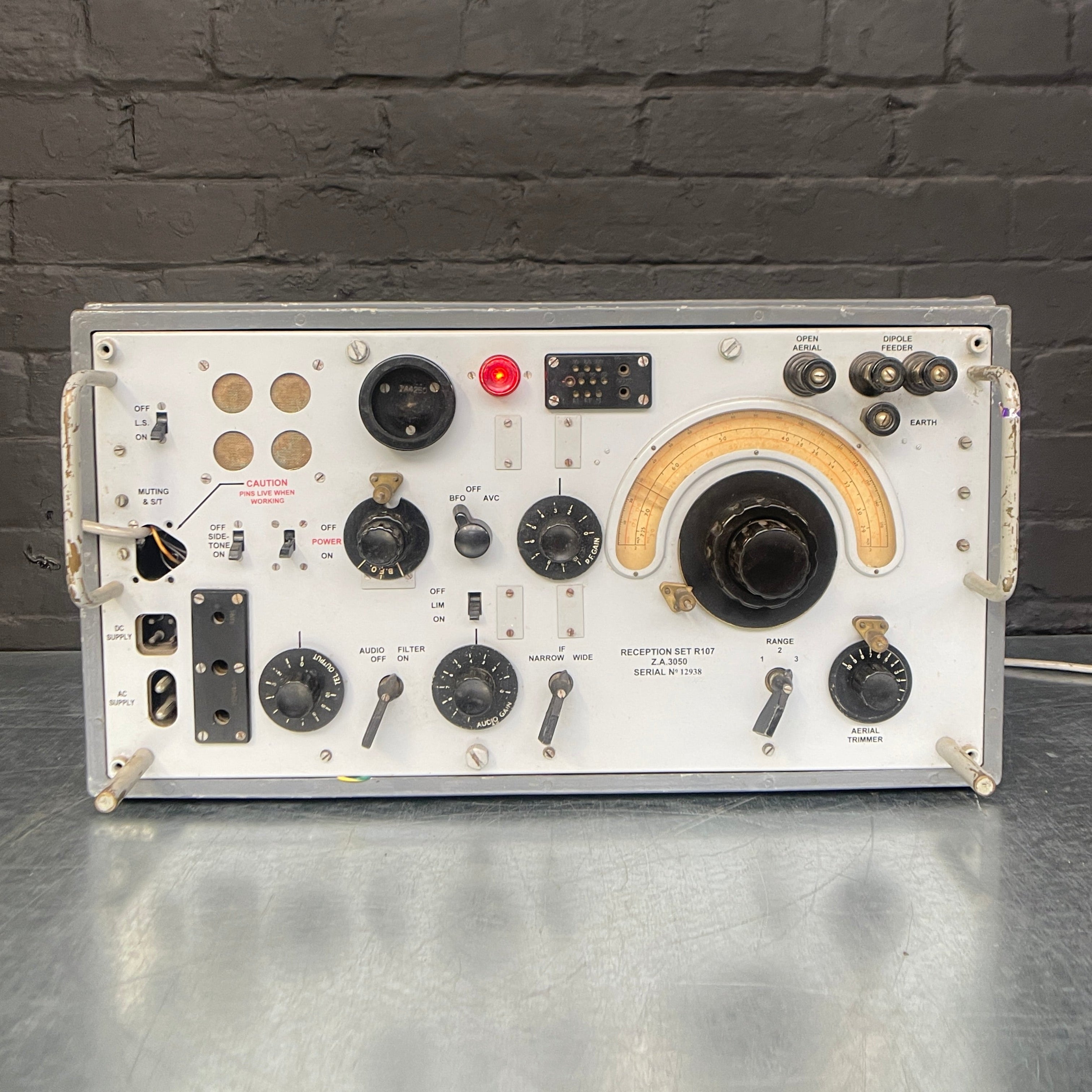 Industrial powerhouse props prop rental hire vintage movie film set dec reception set electrical switchgear
