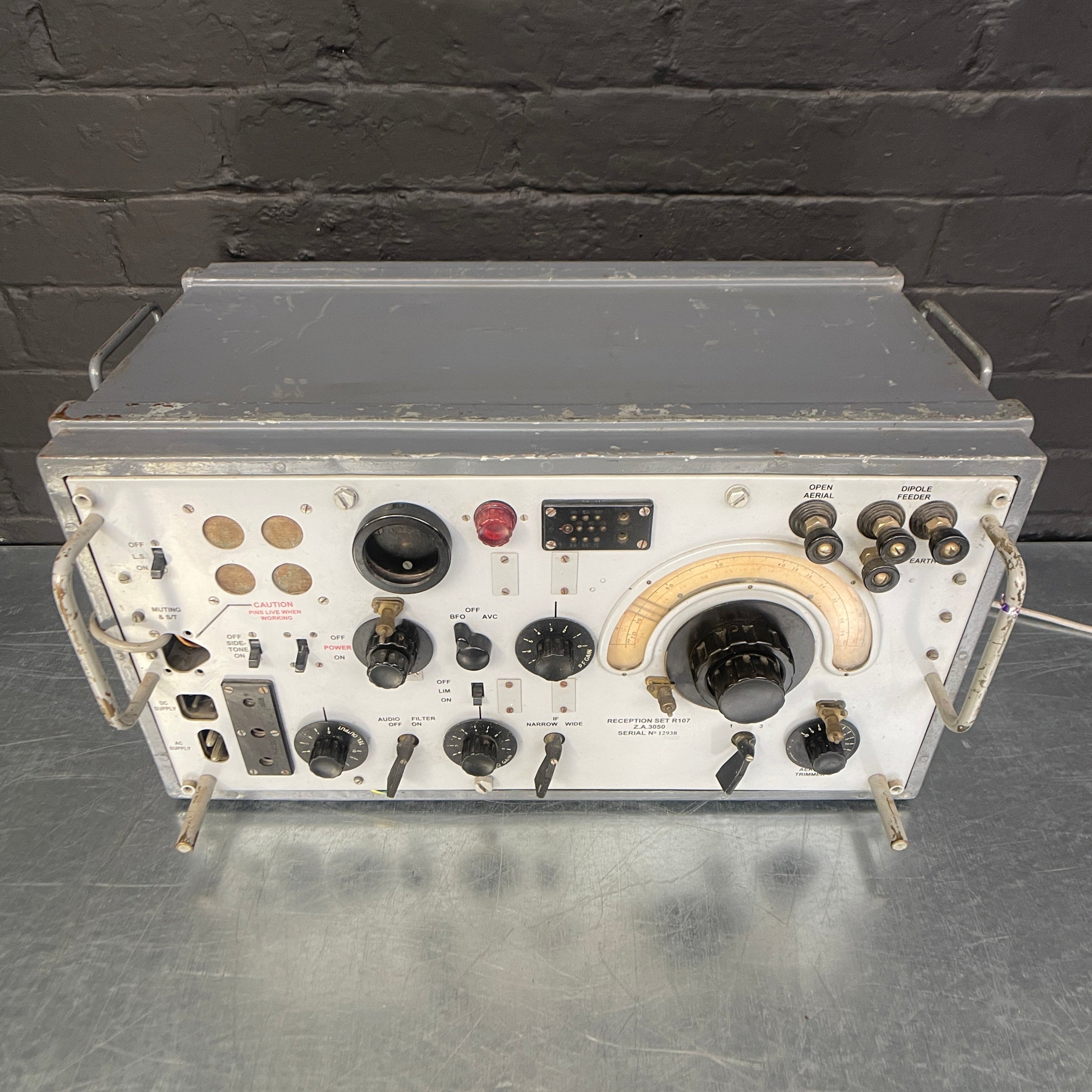 Industrial powerhouse props prop rental hire vintage movie film set dec reception set electrical switchgear 1