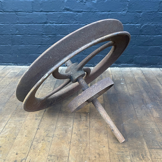 Large machine wheel Qty 1