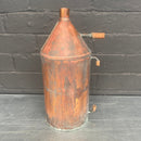 Industrial powerhouse props prop rental hire vintage movie film set dec scientific copper can cans containers lab 2