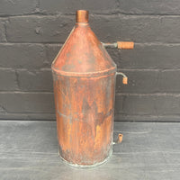Industrial powerhouse props prop rental hire vintage movie film set dec scientific copper can cans containers lab 2