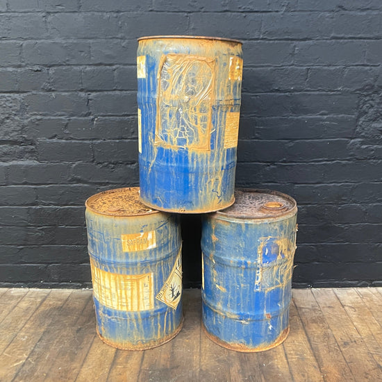 Small blue drums Qty 4