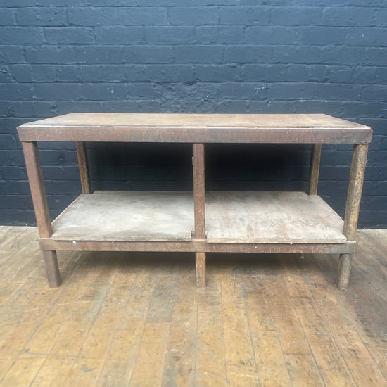 Steel workbench table Qty 1