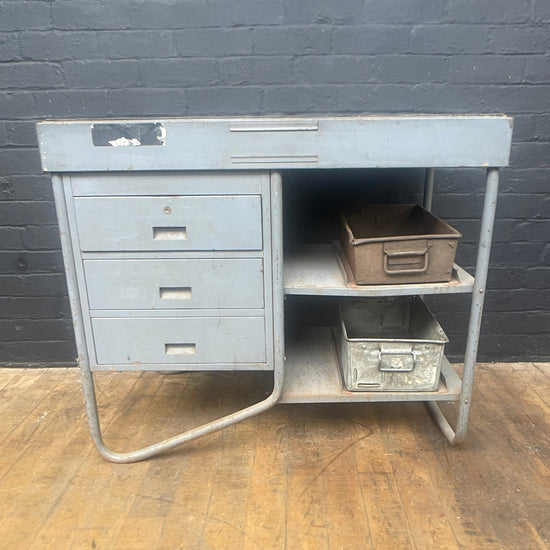 Steel workbench table Qty 1
