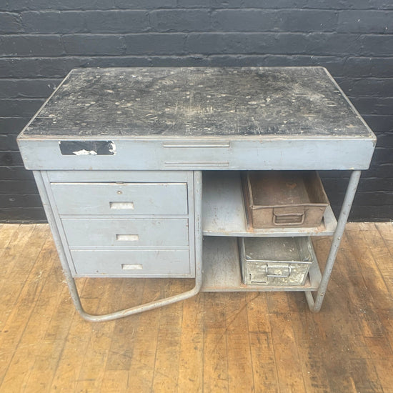 Steel workbench table Qty 1