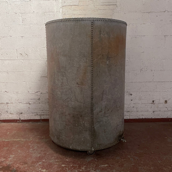 Massive galvanised storage tank Qty 1