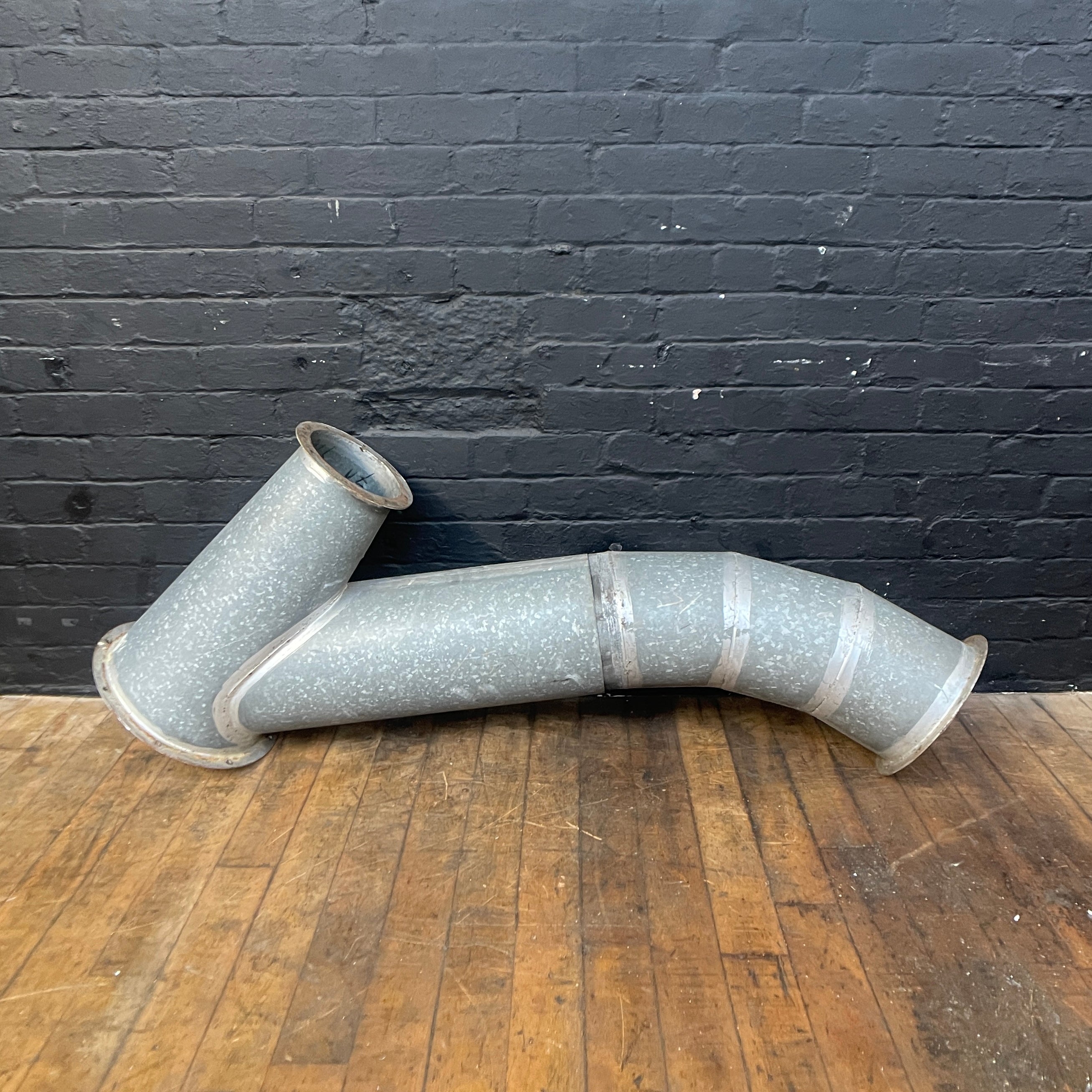 Industrial powerhouse props prop rental hire vintage movie film set dec vent vents tube galvanised duct ducting flue steel
 7