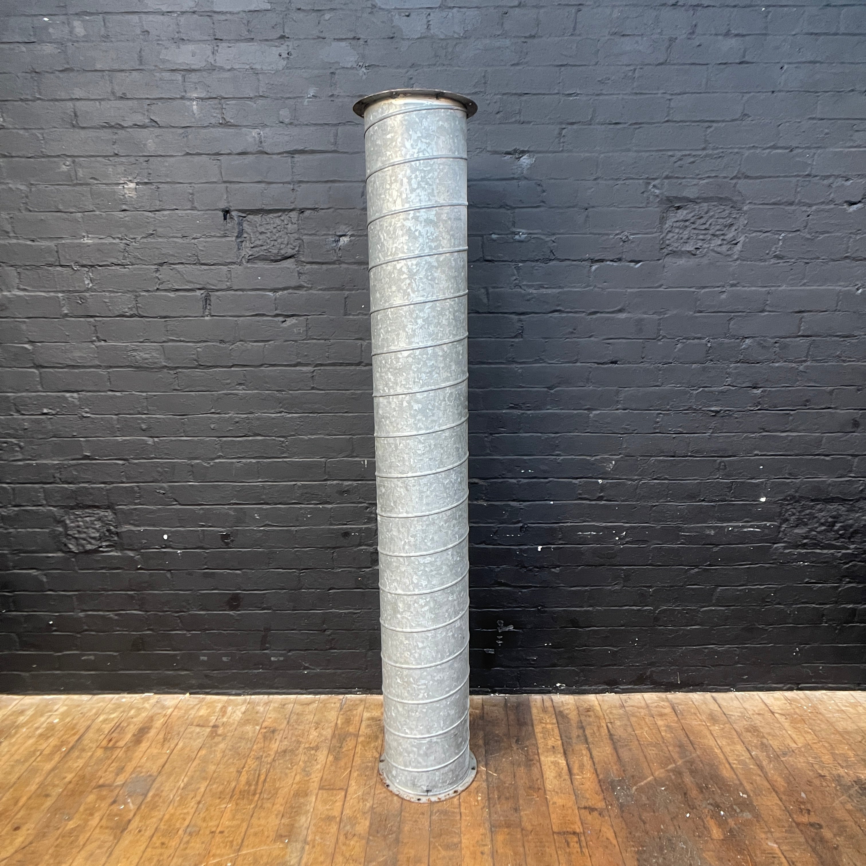Industrial powerhouse props prop rental hire vintage movie film set dec vent vents tube galvanised duct ducting flue steel
 8