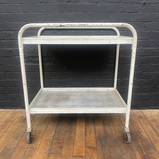 White medical trolley Qty 1