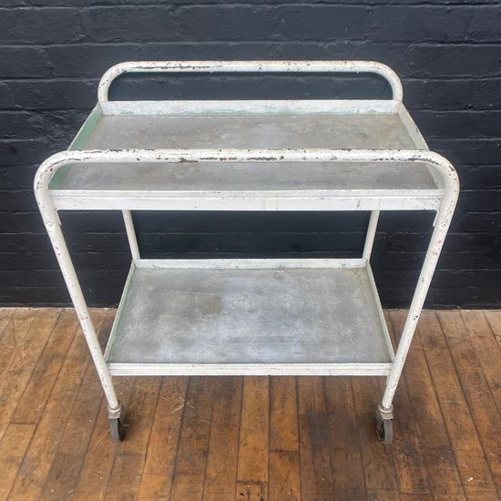 White medical trolley Qty 1
