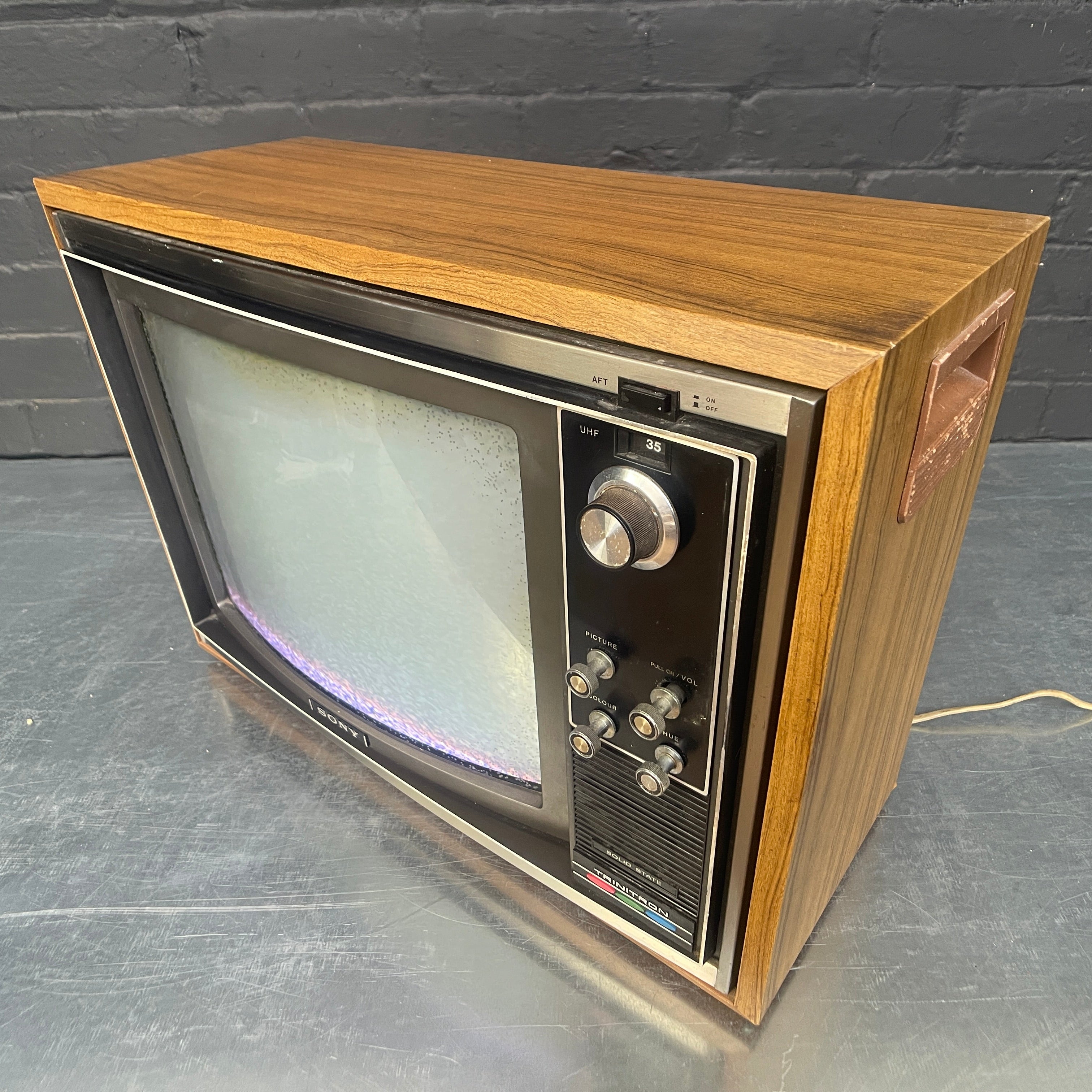 Industrial powerhouse props prop rental hire vintage tv movie film set dec Sony Trinitron television 1970 1970's