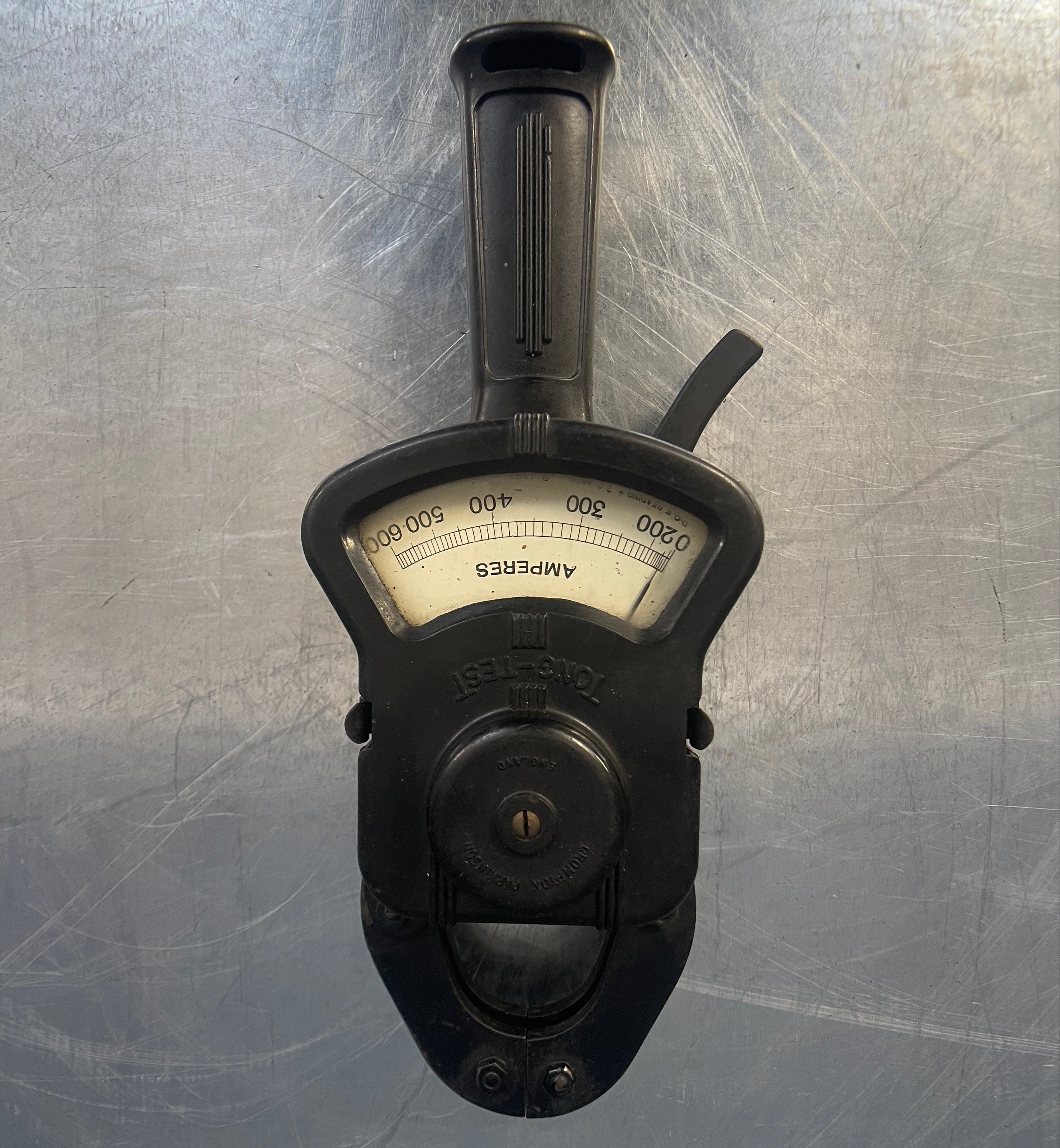 Industrial powerhouse props prop rental hire vintage tv movie film set dec Tong test amperes reader