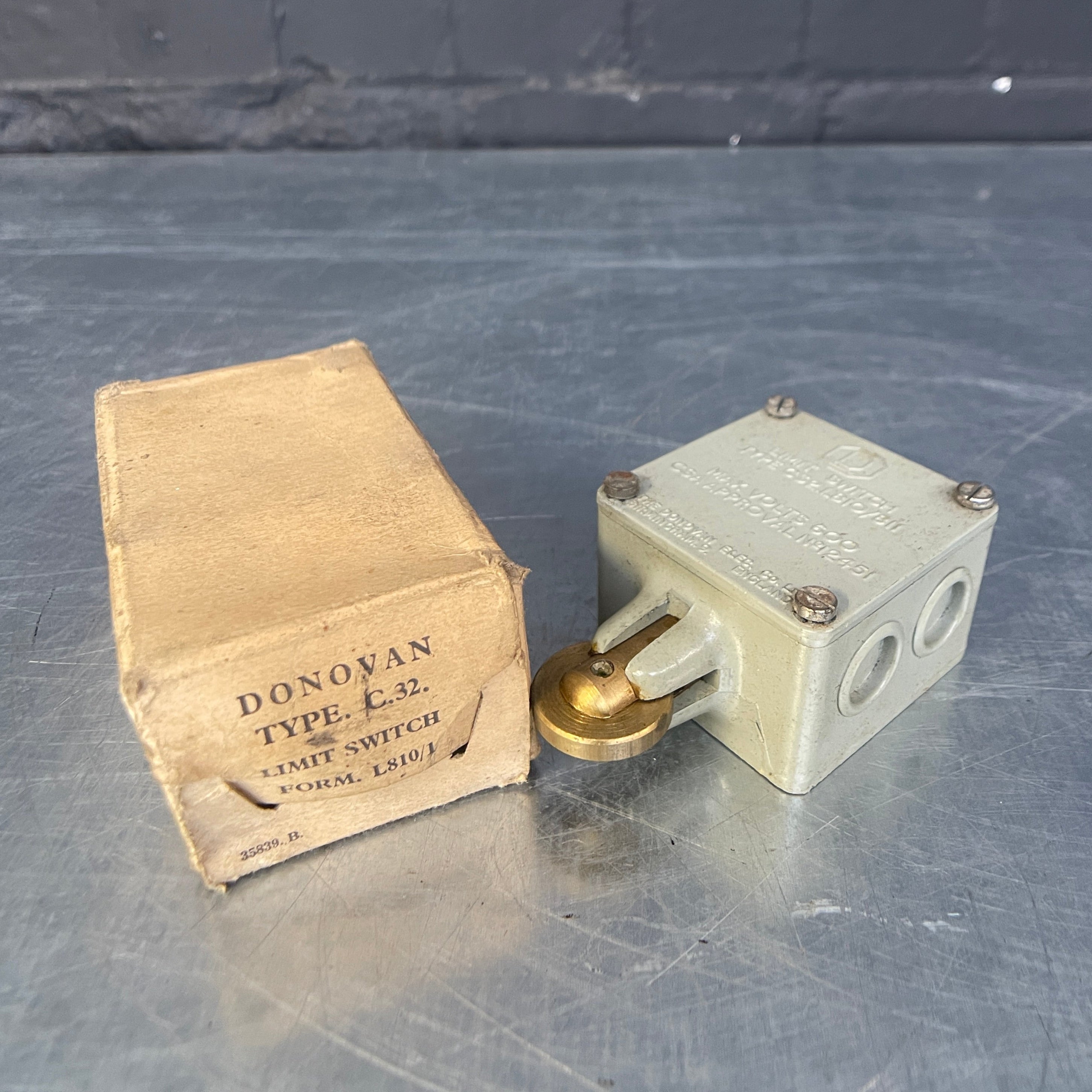 Industrial powerhouse props prop rental hire vintage tv movie film set dec limit switch switchgear