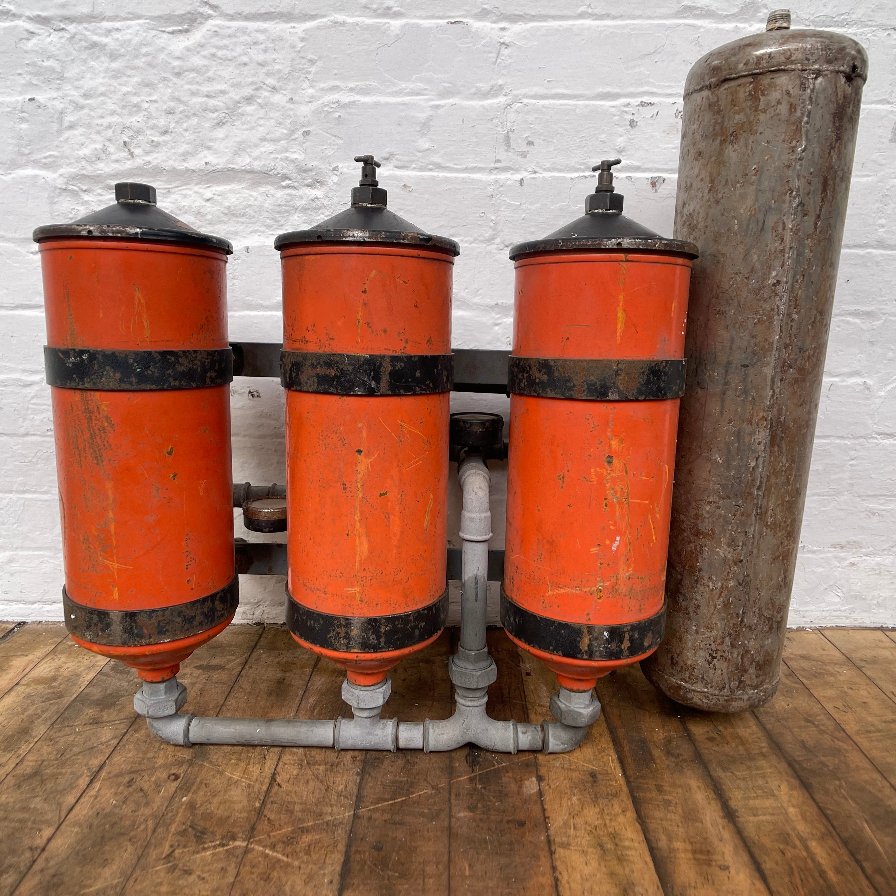 Industrial powerhouse props prop rental hire vintage tv movie film set dec oil filter