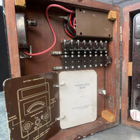 MOD resistance tester electrical scientific military Industrial powerhouse props prop rental hire vintage movie film set dec 2