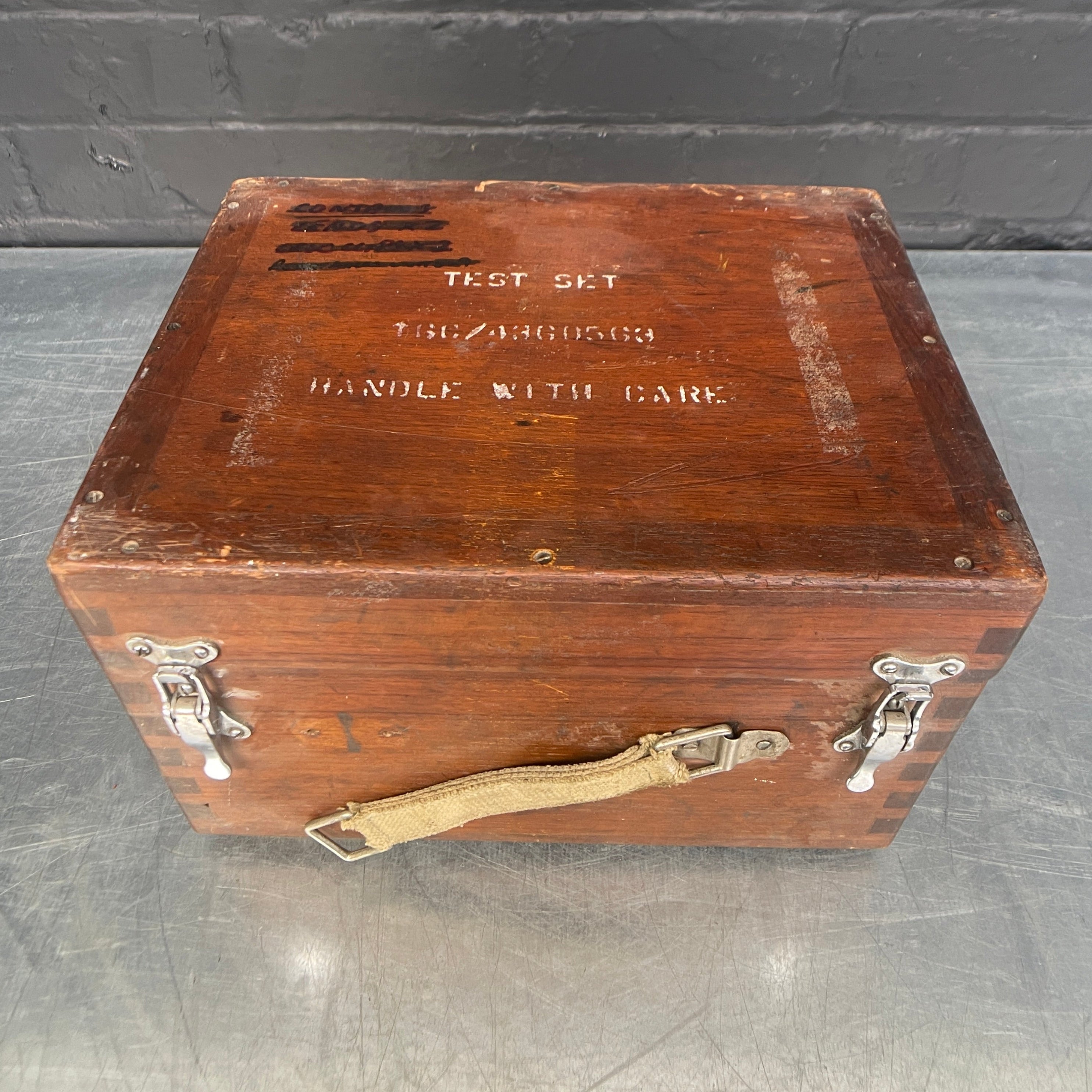 MOD resistance tester electrical scientific military Industrial powerhouse props prop rental hire vintage movie film set dec 3