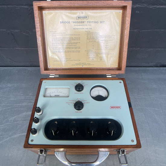 Megger bridge test kit Qty 1
