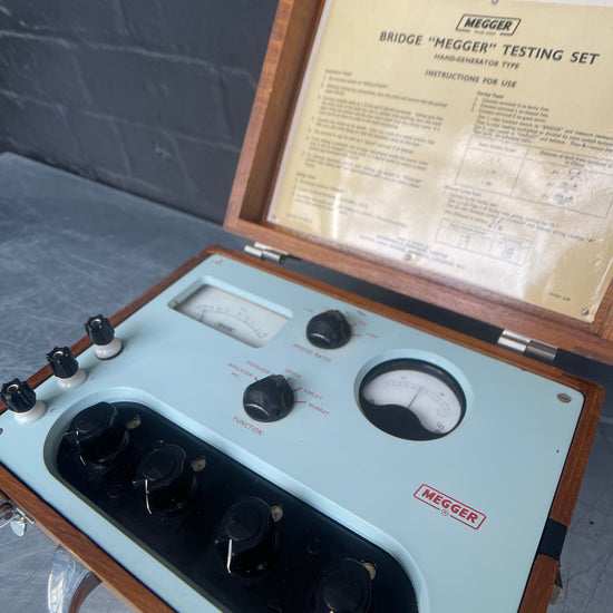 Megger bridge test kit Qty 1