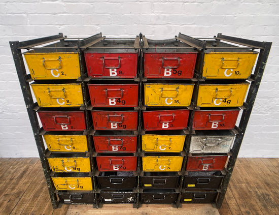 Shelving with tins Qty 1