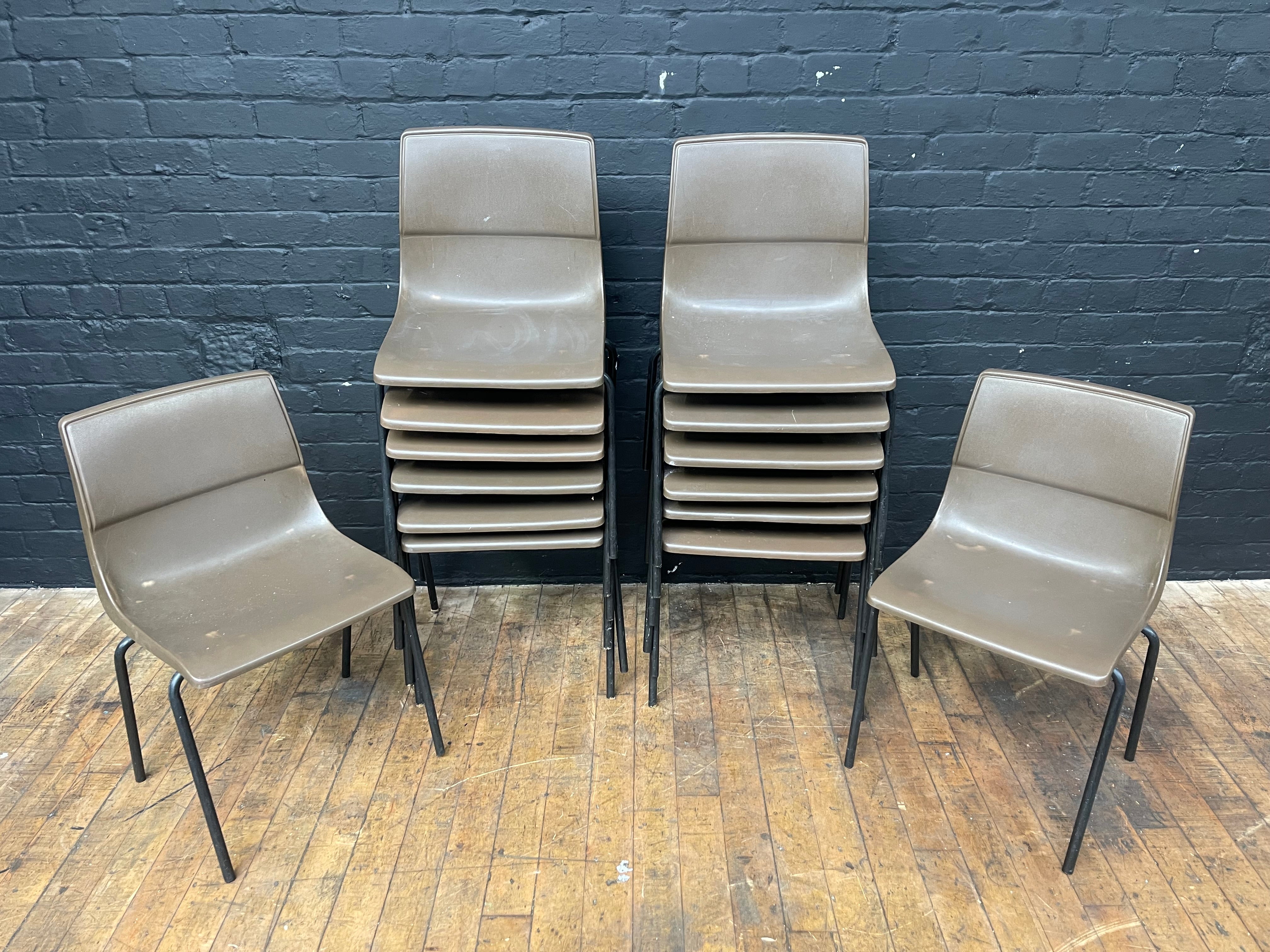 Powerhouse props vintage brown chair plastic school rental hire movie 1