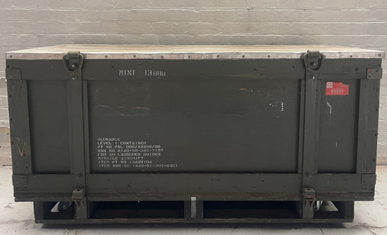 Military weapons crate