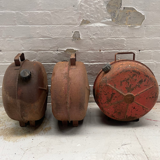 Round fuel cans Qty 14