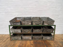 Steel tote shelving Qty 1