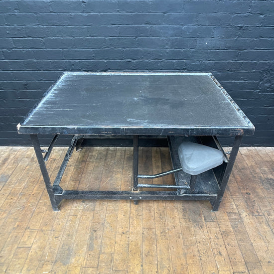 Workbench with fold out stool Qty 1