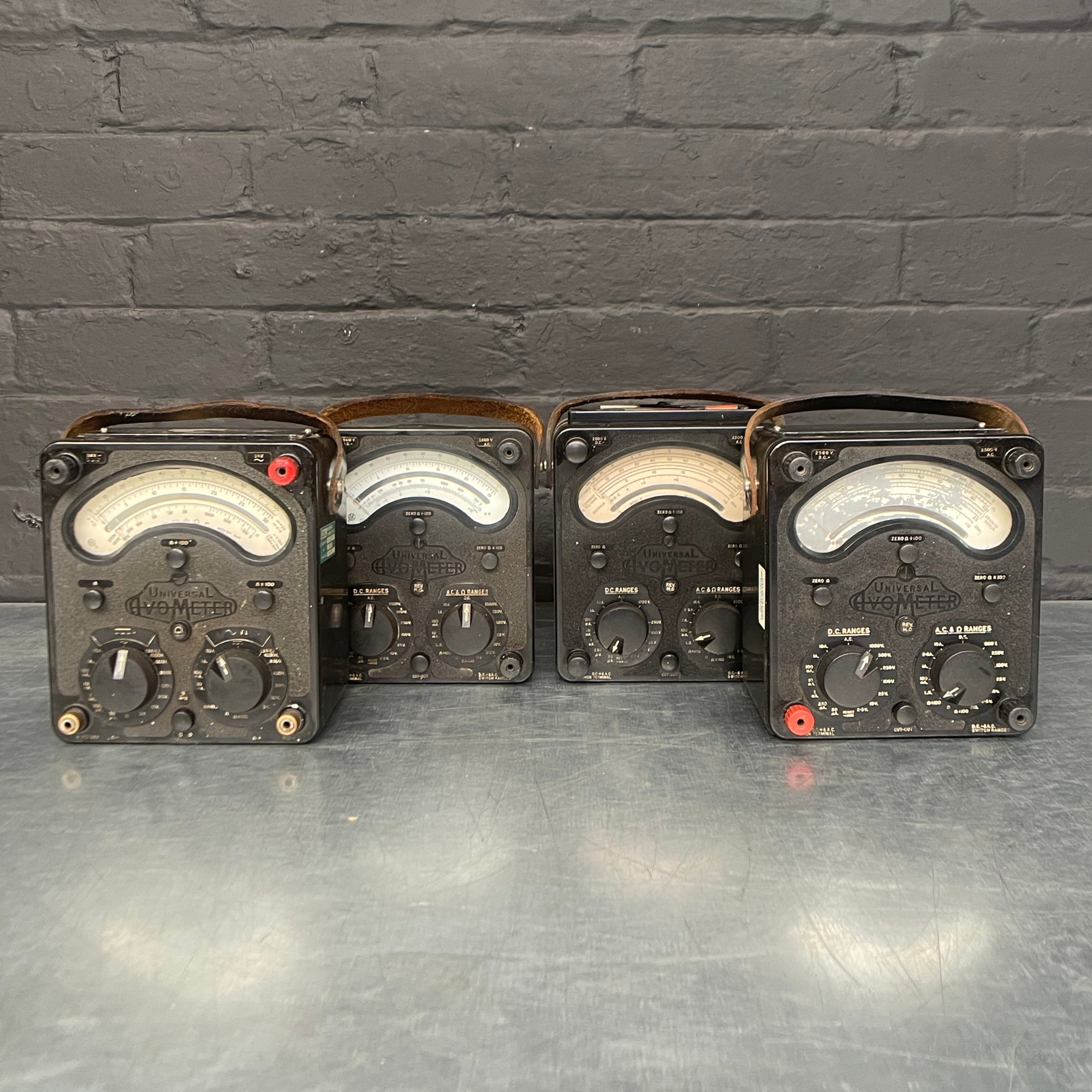 avometer volt tester electrical scientific Industrial powerhouse props prop rental hire vintage movie film set dec