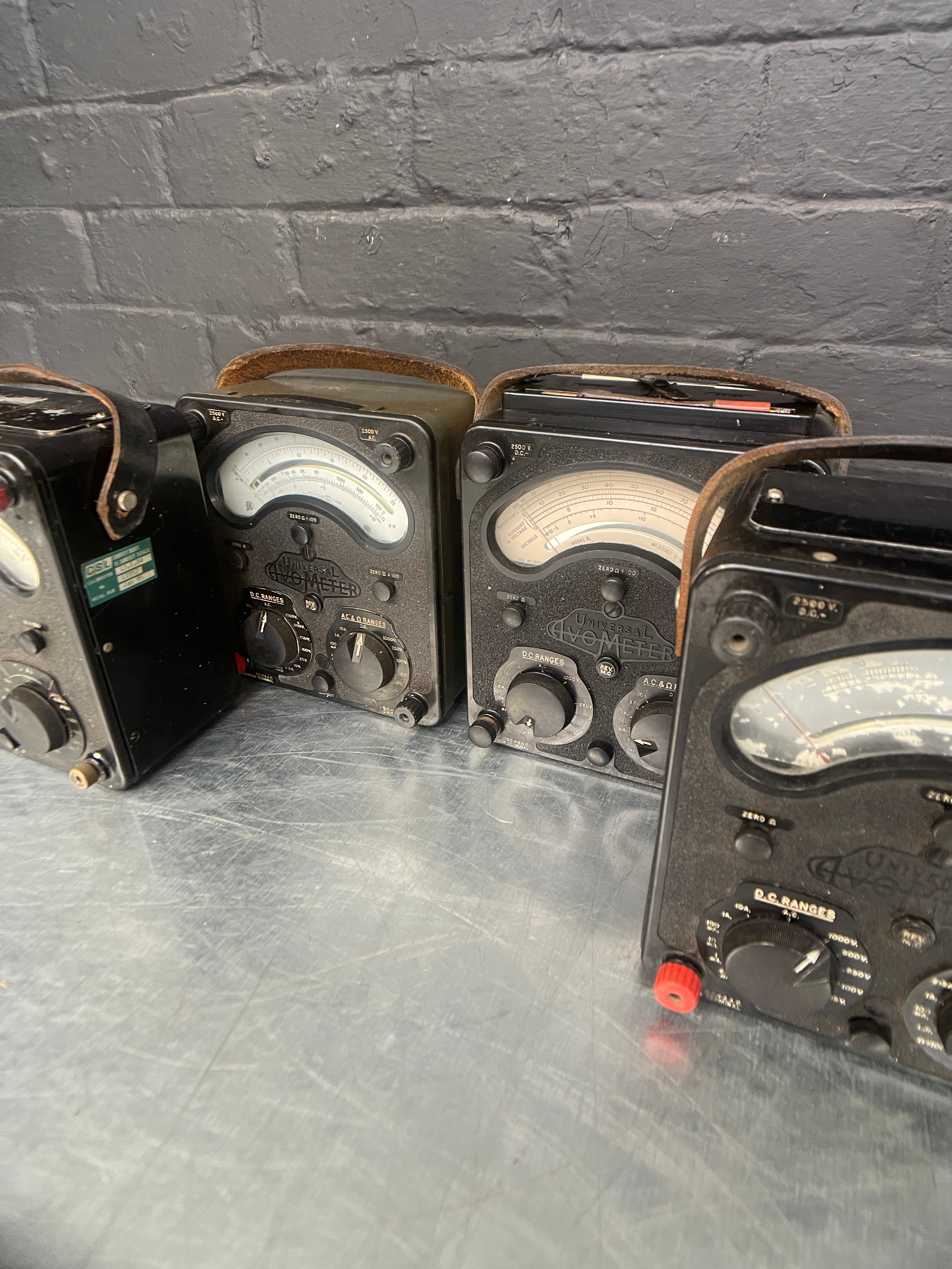 avometer volt tester electrical scientific Industrial powerhouse props prop rental hire vintage movie film set dec 1
