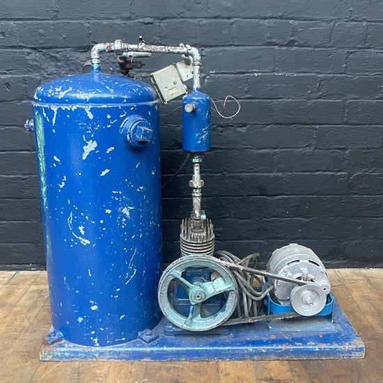 Blue industrial compressor Qty 1
