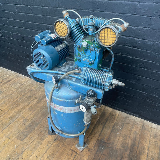 Blue industrial compressor Qty 1