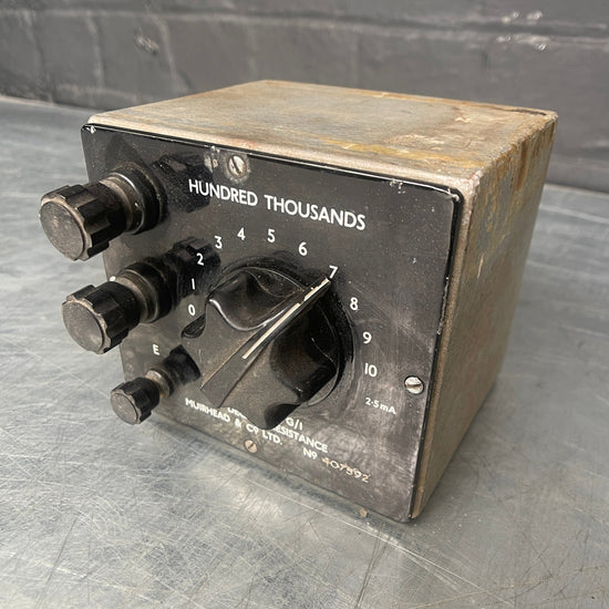 Decade resistance control switch Qty 1